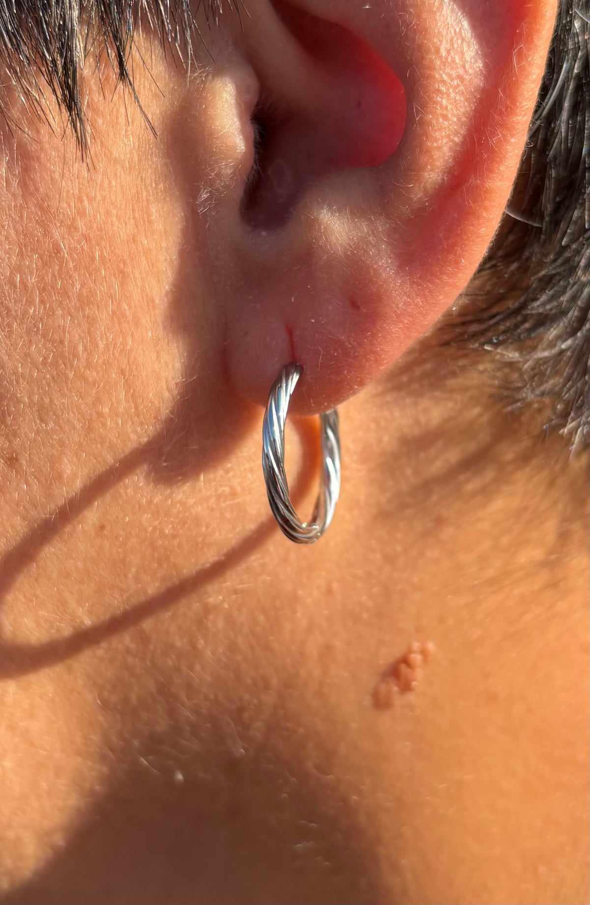 Créole Maxi Jade Argent